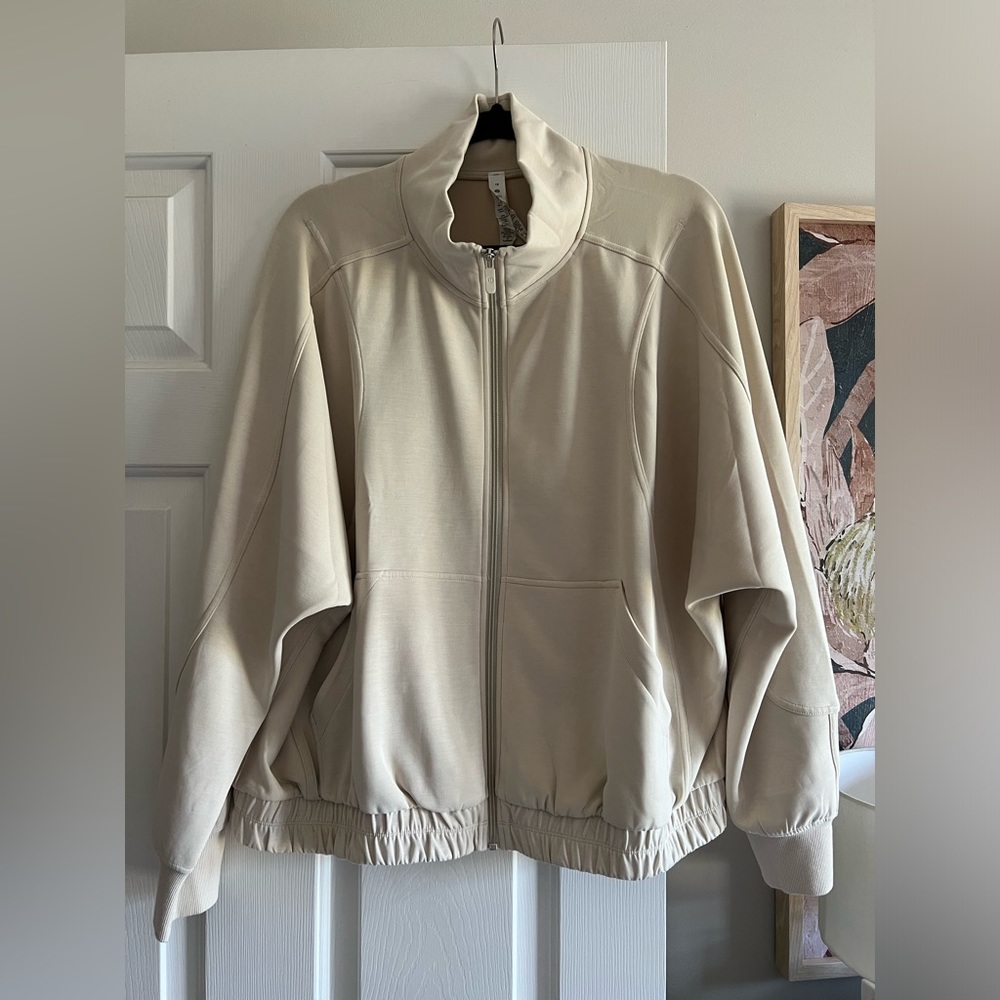 lululemon Brushed Softstream Funnel-Neck Zip Up